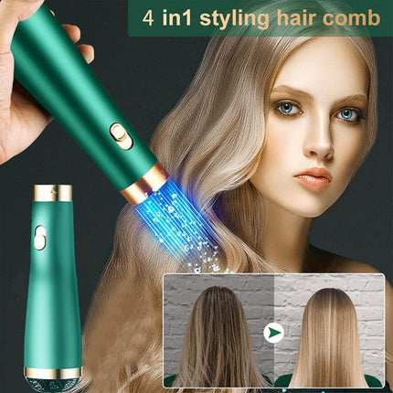 3-in-1 Hair Dryer &amp; Comb: Multifunctional Hot Air Styler, EU Plug