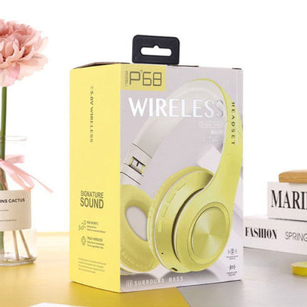 Bluetooth Headphones Wireless Bass Sound All Phone Models Rechargeable Earphone Stylish Headset