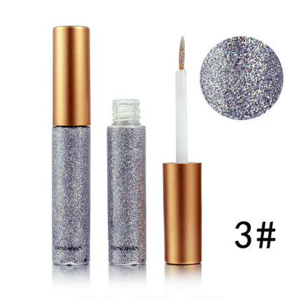 Colorful Sequins Pearlescent Liquid Eye Shadow - Gray