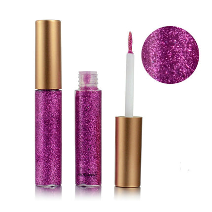 Colorful Sequins Pearlescent Liquid Eye Shadow - Rose