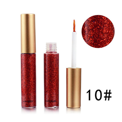 Colorful Sequins Pearlescent Liquid Eye Shadow -10- Red