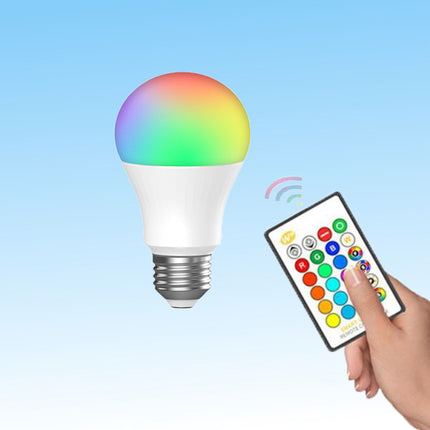 Screw Base 16 Color Changing Remote Control Led Light Bulb