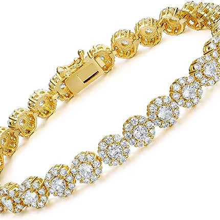 Girls Fashion Rhinestone Cute Chain Bracelet - Golden