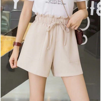 Fashion Loose Comfortable Casual Shorts - Beige