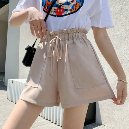 Fashion Loose Comfortable Casual Shorts - Beige