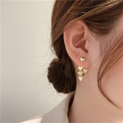 High Quality Love Every Piece Earrings - Golden