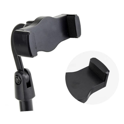 Heavy Duty Adjustable Retractable Mobile Phone Stand - Black