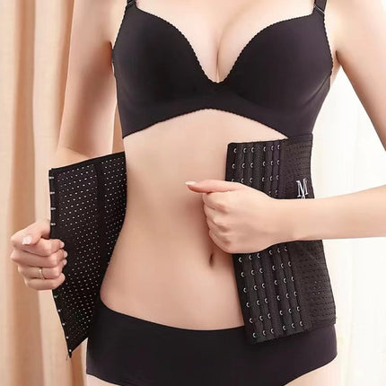 Waist Slimming Belly Corset Belt - Black