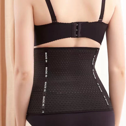 Waist Slimming Belly Corset Belt - Black