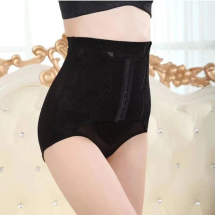 High Waist Inner Corset Slim Fit Embroidered Black Polyester Hook Closure Perfect for Women Casual Occasions