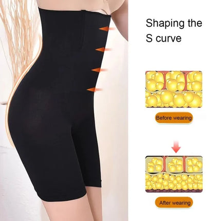 SlimFit Black Seamless High Waist Underwear for Women perfect for sportswear and gym activities