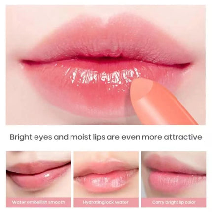 Peach Moisturizing Shiny Anti Crack Lip Balm - Pink