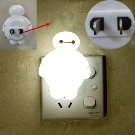 Mini LED Night Light With Switch Button - White