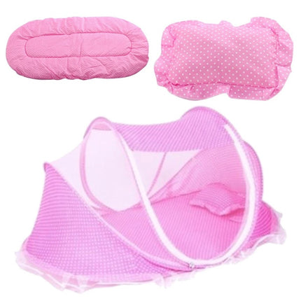 Baby Mosquito Net Set Kids Outdoor Tent - Pink