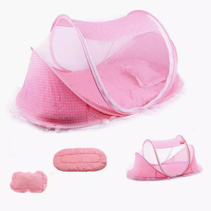 Baby Mosquito Net Set Kids Outdoor Tent - Pink