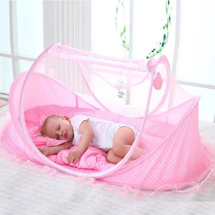 Baby Mosquito Net Set Kids Outdoor Tent - Pink