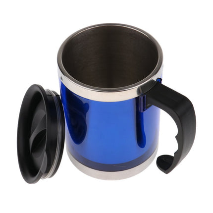 Stainless Steel Travel Mug With Sipper Lid 350ml - Blue