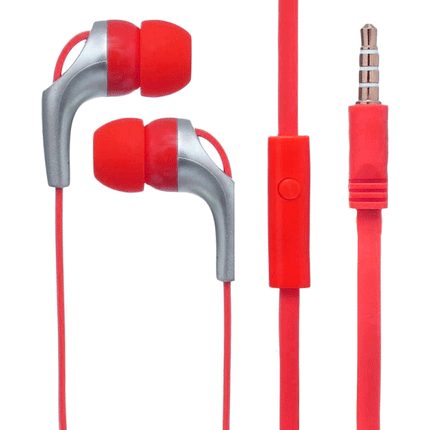 Portable Stereo Best Music Sound Headphones - Red