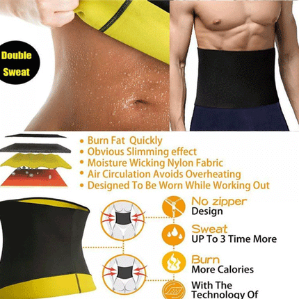 Sweat Sauna Suit Body Shaper Tummy Fat Burner Tank Top Slimming Vest Weight Loss Shapewear - MC-1203