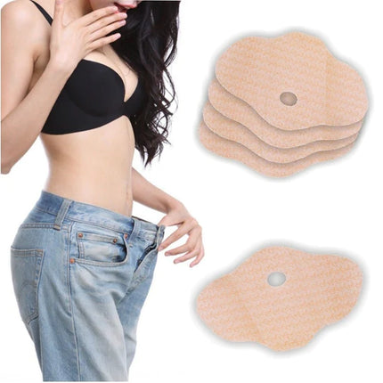 5 Pieces Belly Weight Loss Fat Burning Slimming Fit Patch - Beige