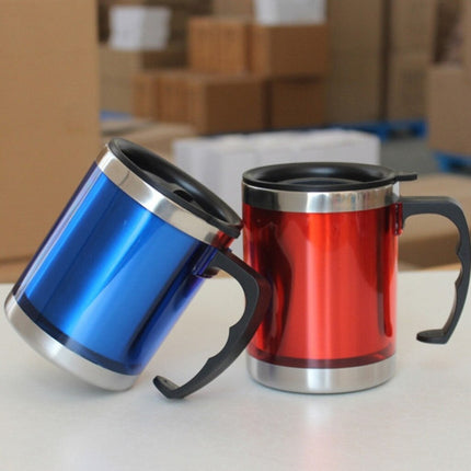 Stainless Steel Travel Mug With Sipper Lid 350ml - Red